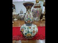 Прекрасна антикварна холандска ваза Delft