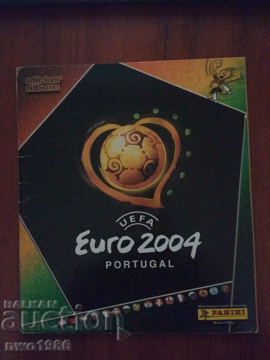Панини албум за стикери Евро 2004, футбол