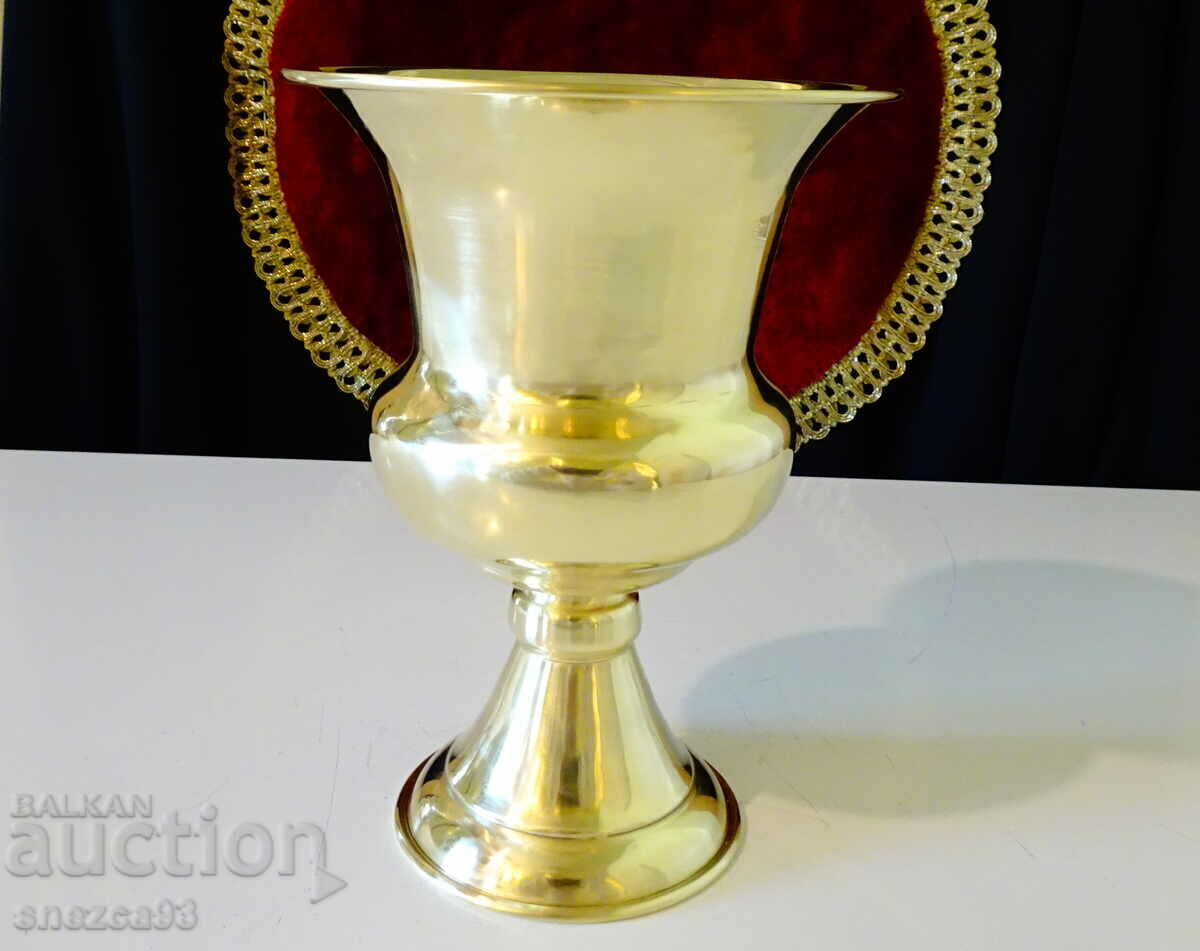 Imperial bronze goblet, wine glass in Empire style with price 149.00 BGN | € 76.18 Imperial bronze goblet, wine glass in Empire style with price 149.00 BGN | € 76.18