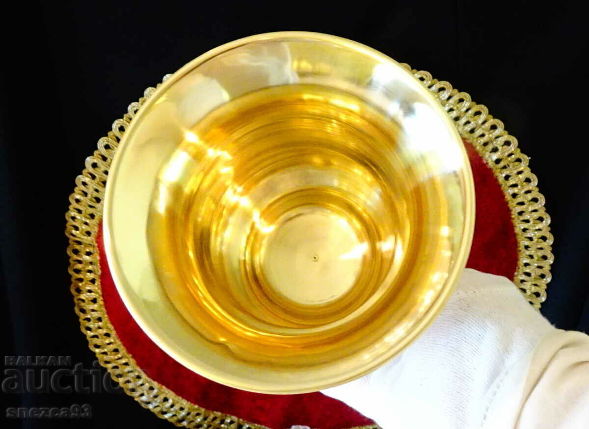 Delivery of Imperial bronze goblet, wine glass in Empire style Delivery of Imperial bronze goblet, wine glass in Empire style