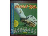 Panini Sticker Album Euro 1992 Football