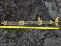 Argint renascentist UNIC cu costum NIELO Kyustek Pafti