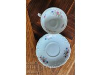 Porcelain double tea/coffee set
