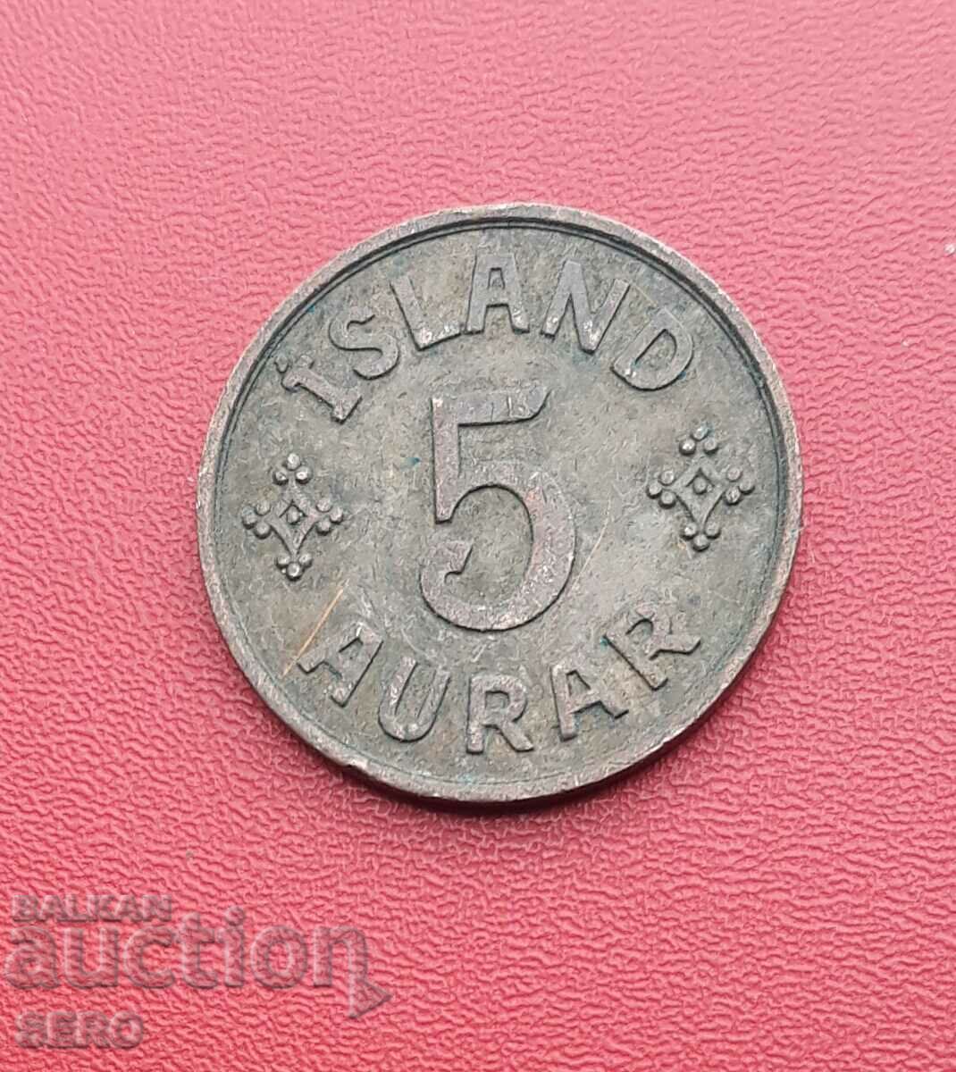 Исландия-5 аурар 1942