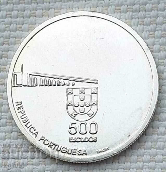 500 ескудо сребро 1999г. Португалия . К-1