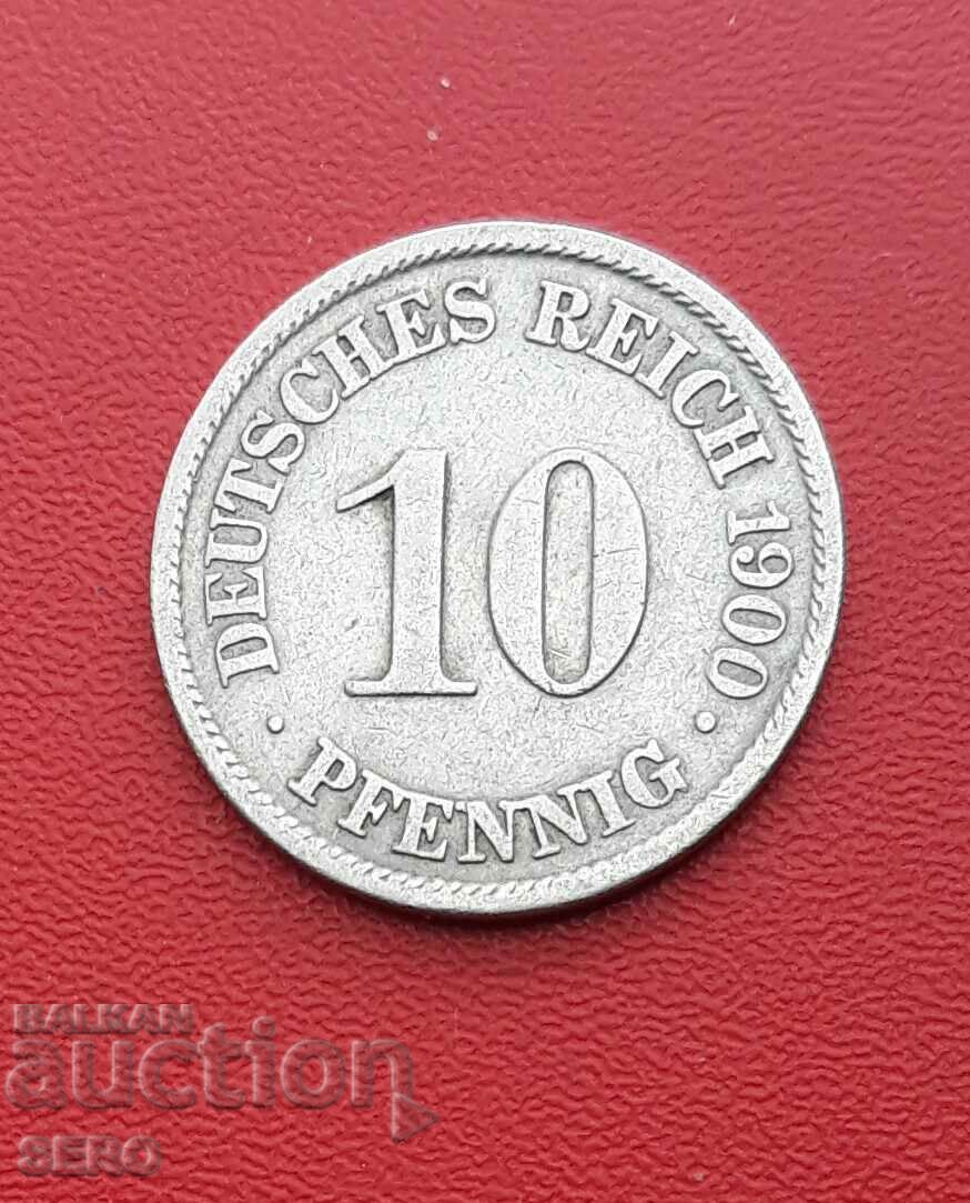 Germania-10 pfennig 1900 A-Berlin
