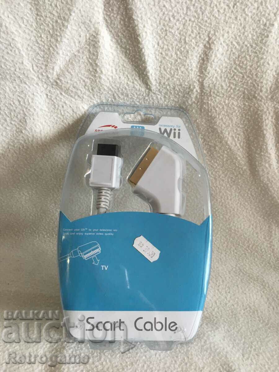 BZC scart cable nintendo wii NEW