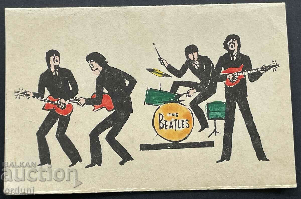 4296 Carte poștală Marea Britanie Beatles Beatles anii 1970.