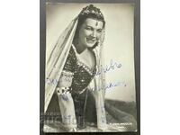 4297 Η τραγουδίστρια της όπερας Έλενα Νικολάι αφιέρωση αυτόγραφου 1960.