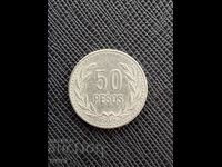 Κολομβία 50 πέσος, 1991