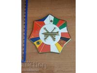 Plachetă rară a Tratatului de la Varșovia, trupe de rachete de apărare aeriană