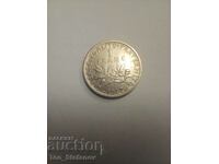 1 Franc 1917 France Silver