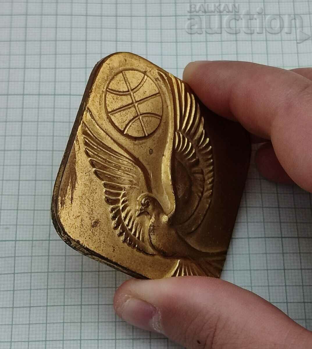 Auction INTERTAU INTERTAU PIGEONS. EXHIBITION SOFIA 1988 PLAQUET Auction INTERTAU INTERTAU PIGEONS. EXHIBITION SOFIA 1988 PLAQUET