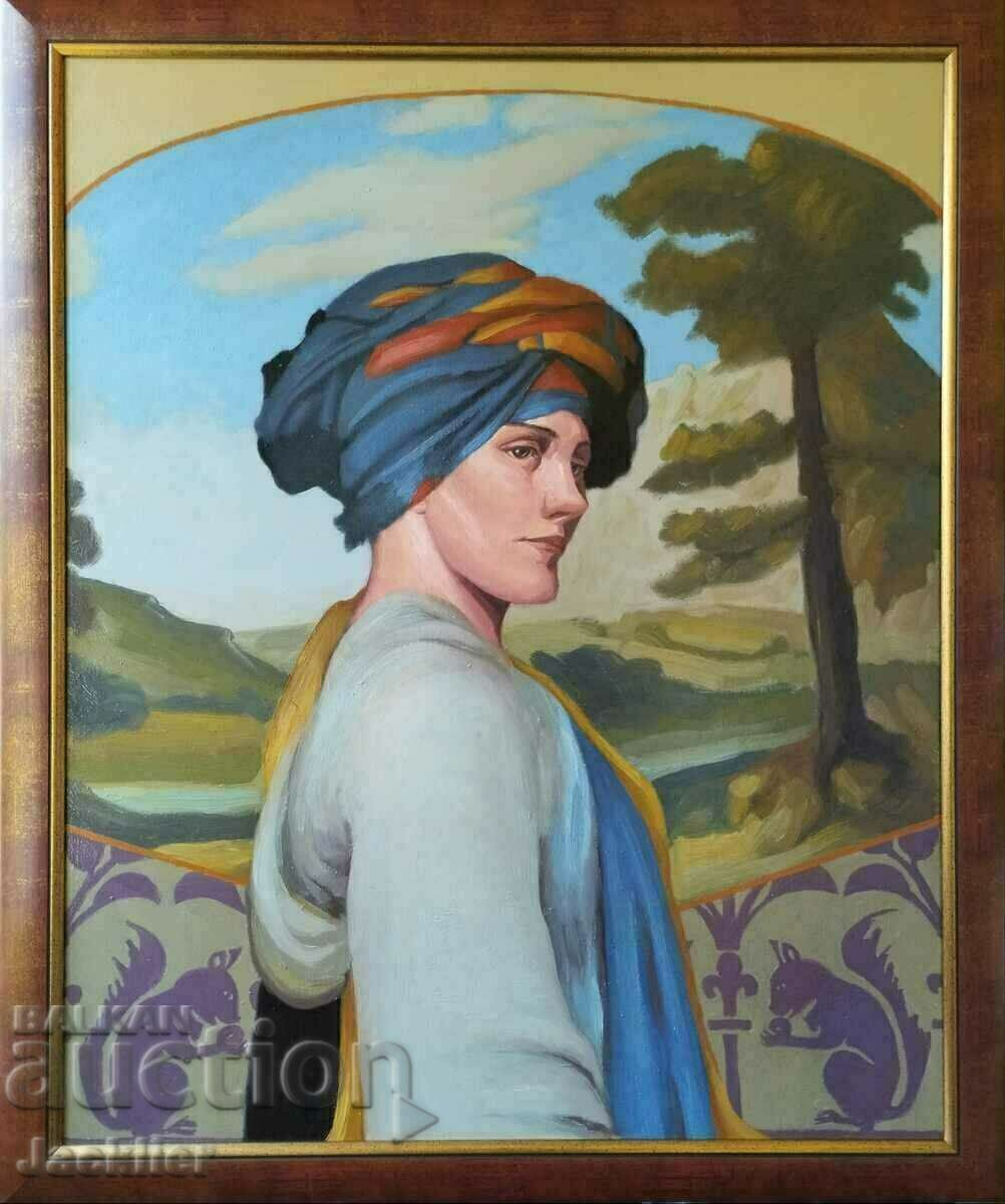 By the river of memories, Plamen Ovcharov, painting, 61.5x75.5 with price 500.00 BGN | € 255.65 By the river of memories, Plamen Ovcharov, painting, 61.5x75.5 with price 500.00 BGN | € 255.65