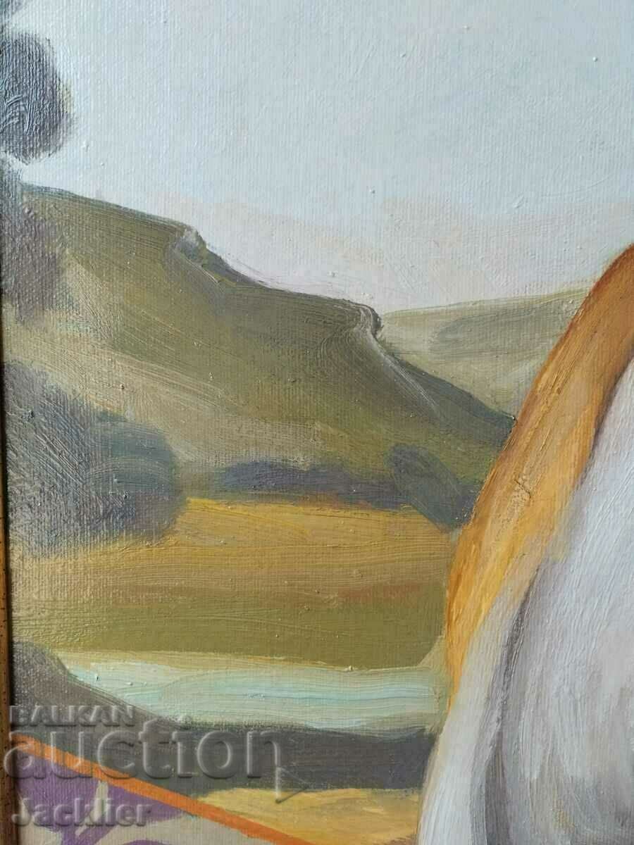 By the river of memories, Plamen Ovcharov, painting, 61.5x75.5 - 5 By the river of memories, Plamen Ovcharov, painting, 61.5x75.5 - 5