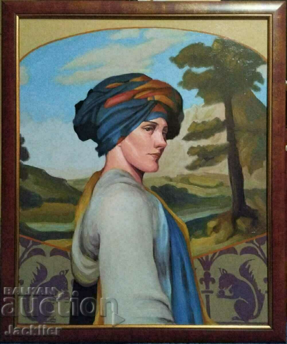 By the river of memories, Plamen Ovcharov, painting, 61.5x75.5 By the river of memories, Plamen Ovcharov, painting, 61.5x75.5