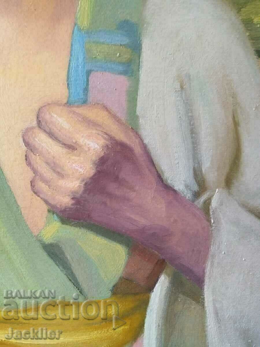 Delivery of "Gentle Power", Plamen Ovcharov, painting, 60x83cm Delivery of "Gentle Power", Plamen Ovcharov, painting, 60x83cm