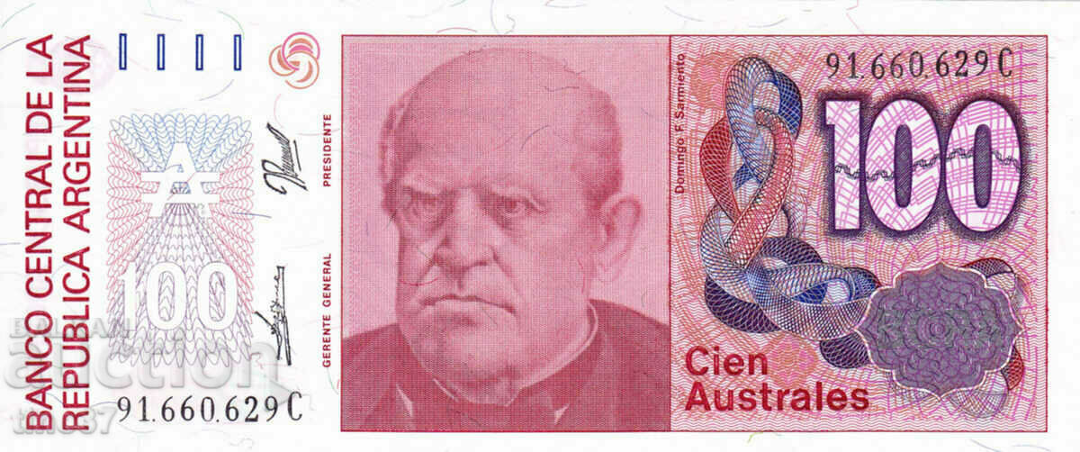 tino37- ARGENTINA - 100 AUSTRALIA - 1989/90 - UNC with price 3.00 BGN | € 1.53 tino37- ARGENTINA - 100 AUSTRALIA - 1989/90 - UNC with price 3.00 BGN | € 1.53