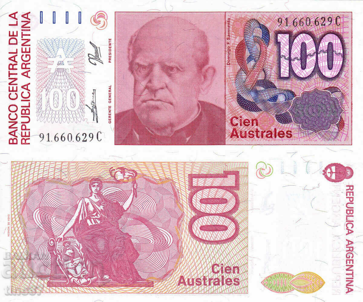 tino37- ARGENTINA - 100 AUSTRALIA - 1989/90 - UNC