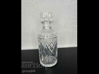 Beautiful collectible lead crystal bottle. #5358