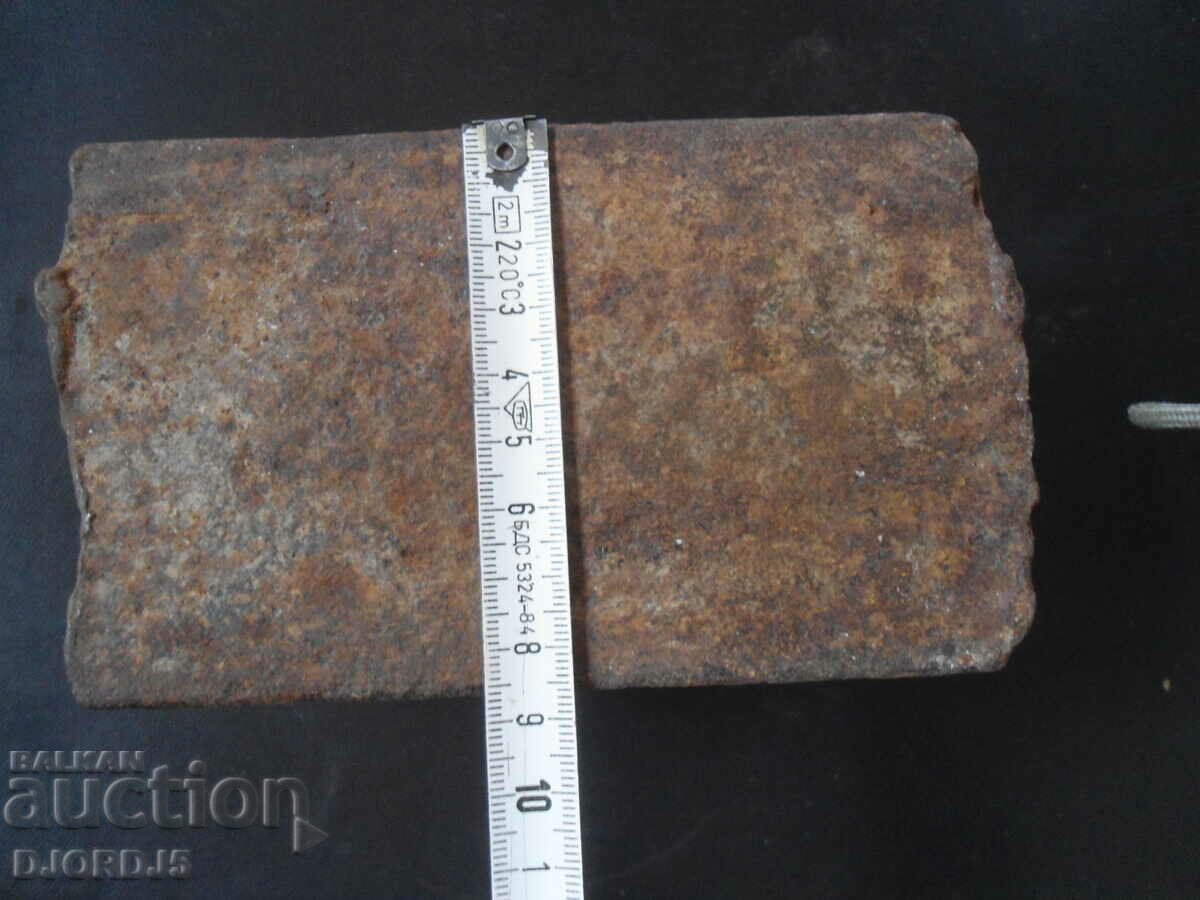 Old rail anvil, 2.585 kg. - 6 Old rail anvil, 2.585 kg. - 6