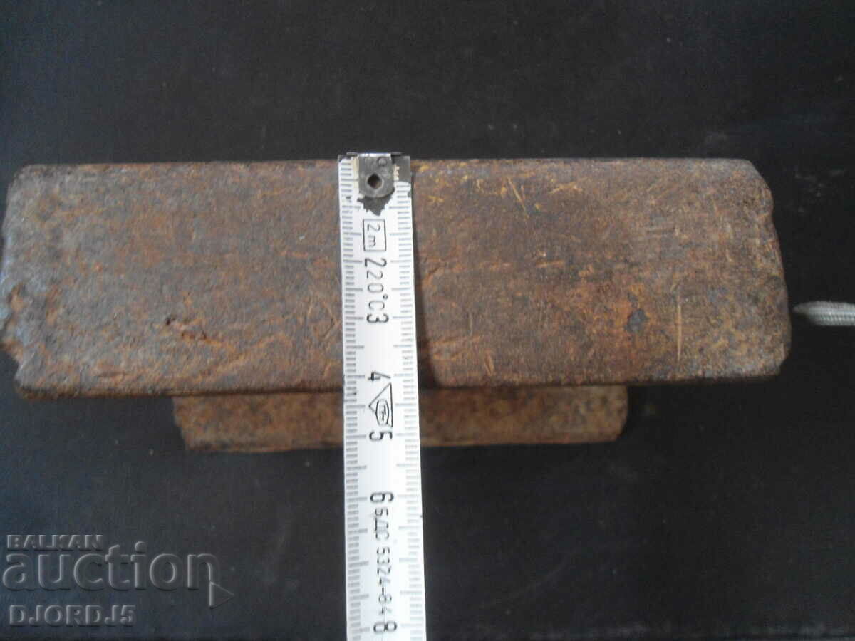 Old rail anvil, 2.585 kg. - 7 Old rail anvil, 2.585 kg. - 7