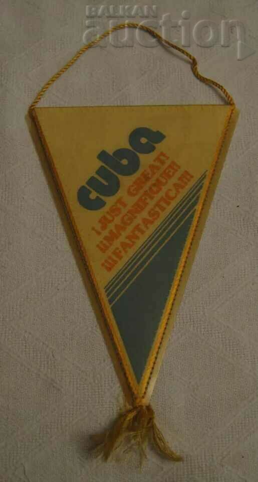 CUBA ADVERTISING FLAG with price 7.00 BGN | € 3.58 CUBA ADVERTISING FLAG with price 7.00 BGN | € 3.58