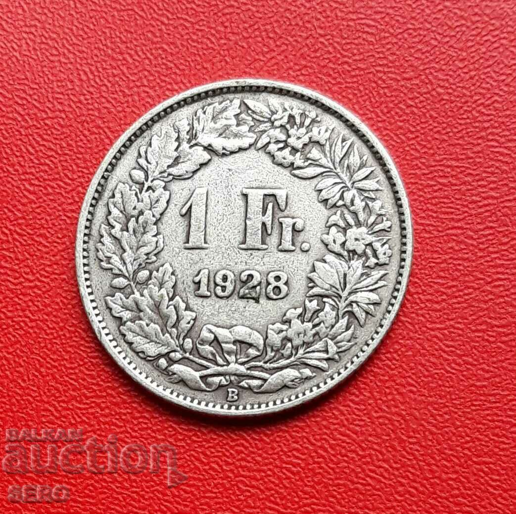 Швейцария-1 франк 1928