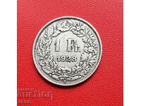 Switzerland-1 franc 1928