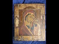 RUSSIAN ICON OF THE VIRGIN WITH THE CHILD 19th century.