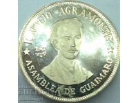 Cuba 20 pesos 1977 Ignacio Agramonte 26,16g argint PROOF