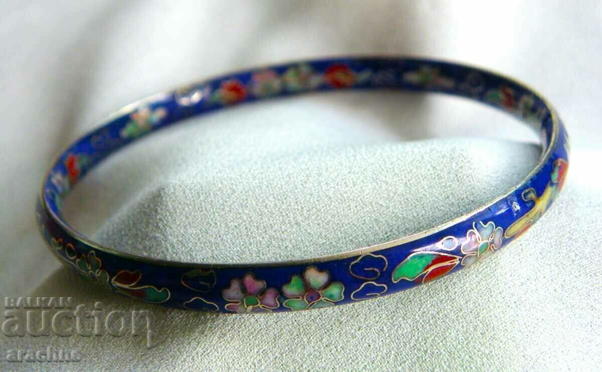 Δημοπρασία Βραχιόλι με κυψελωτό σμάλτο-cloisonné