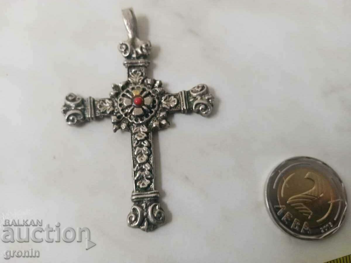 Old cross ethnic, figured, embossed