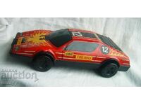 Mașină din tablă Caruță de jucărie cu pasăre de foc
