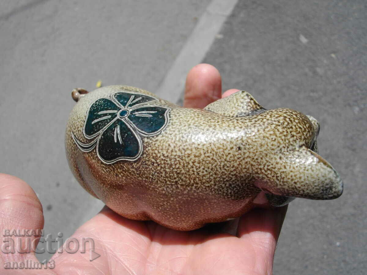 OLD PORCELAIN PIG MARKED - 5 OLD PORCELAIN PIG MARKED - 5