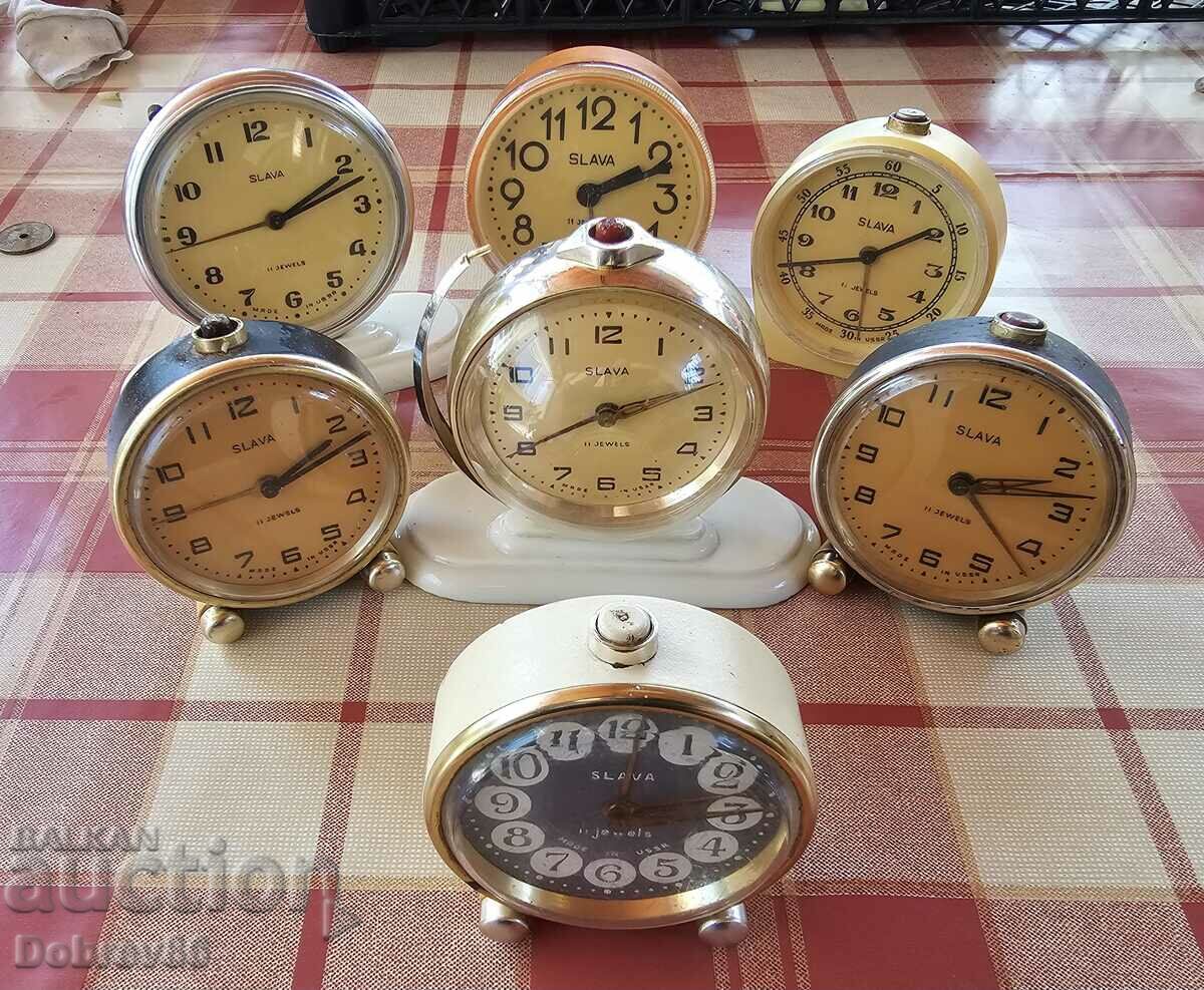 Παλιά ρωσικά ρολόγια 7 τεμαχίων