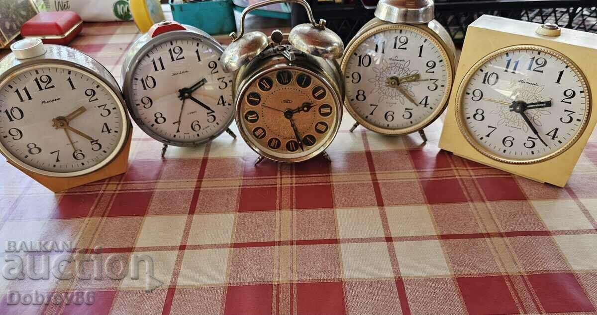 Παλιά ρωσικά ρολόγια 5 τεμαχίων