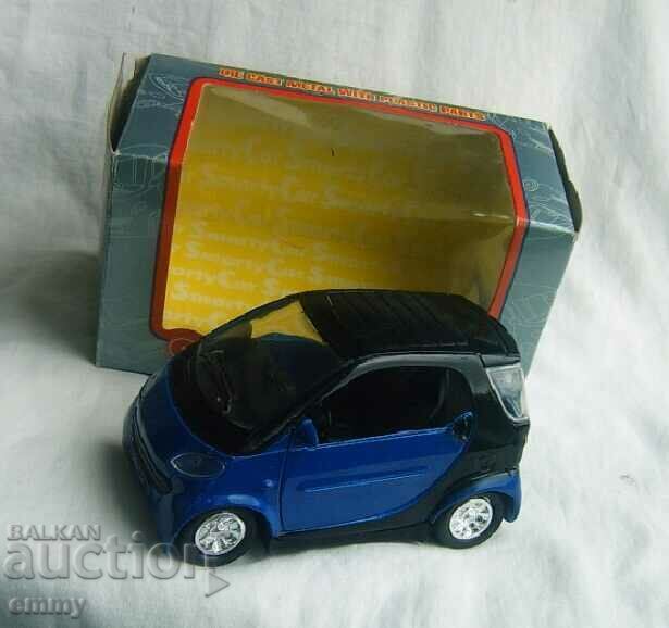 Кола количка играчка Smarty car, Die cast метал, 1990-те
