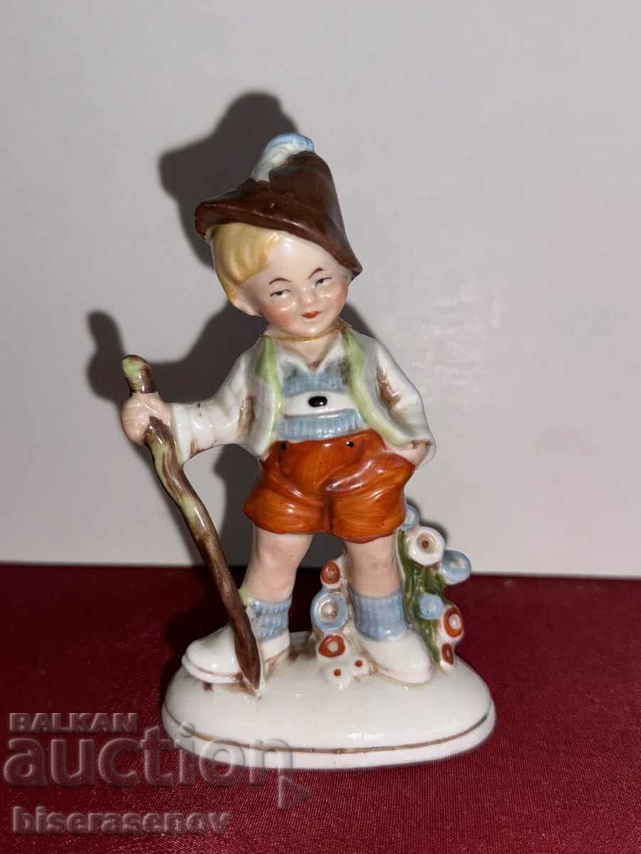 Figurină din porțelan german marcată, nemarcată
