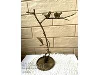 Beautiful metal tree with birds from England, jewelry stand