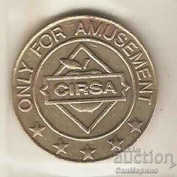 Jeton CIRSA - 1 jeton tip 1 cu preț 0.90 BGN | € 0.46