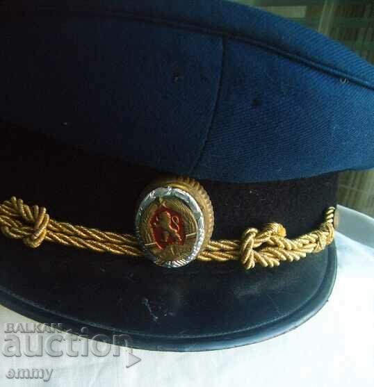 Auction  Old military cap cap