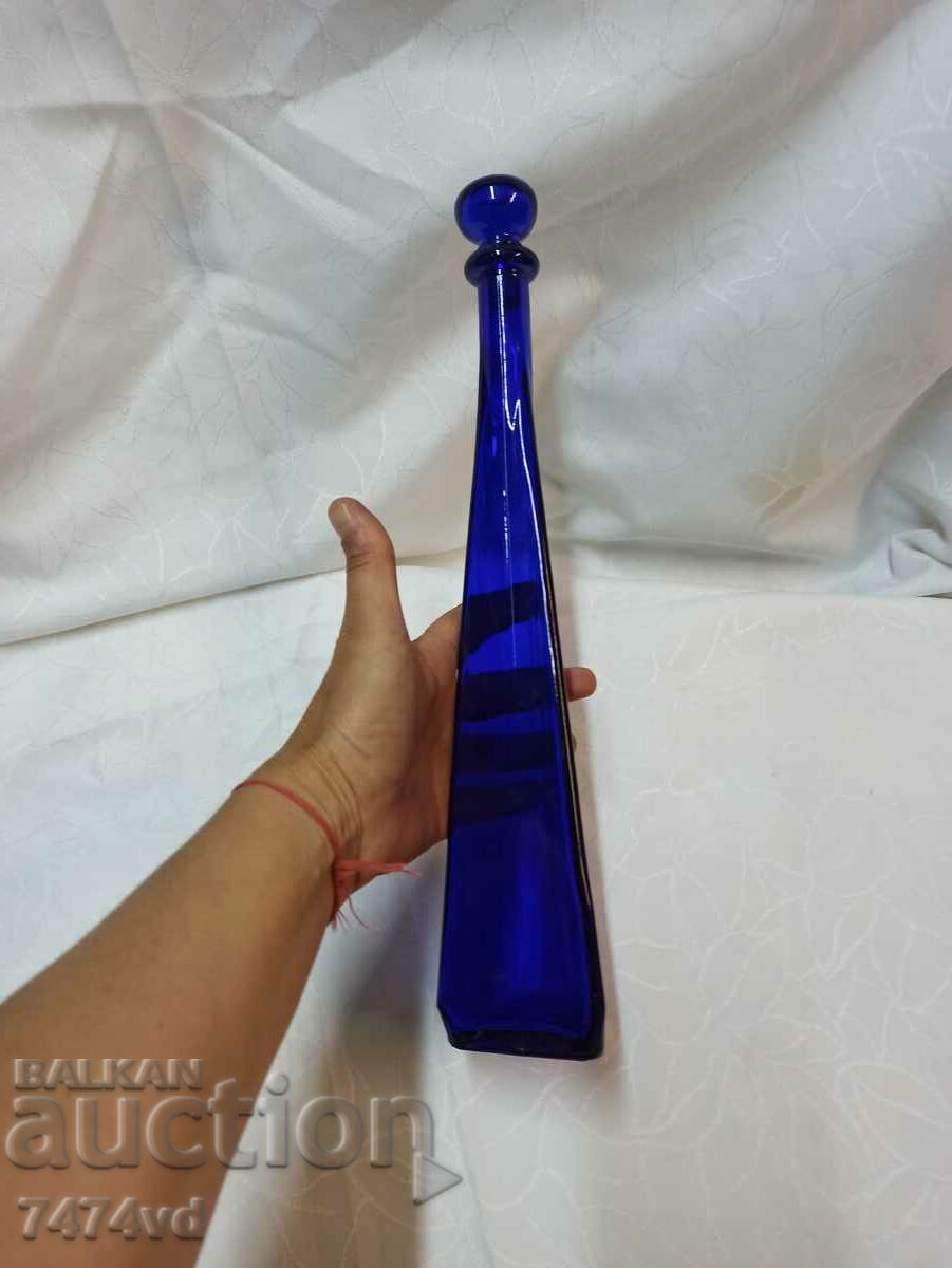 COBALT BLUE TALL BOTTLE