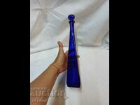 Sticlă înaltă de albastru cobalt