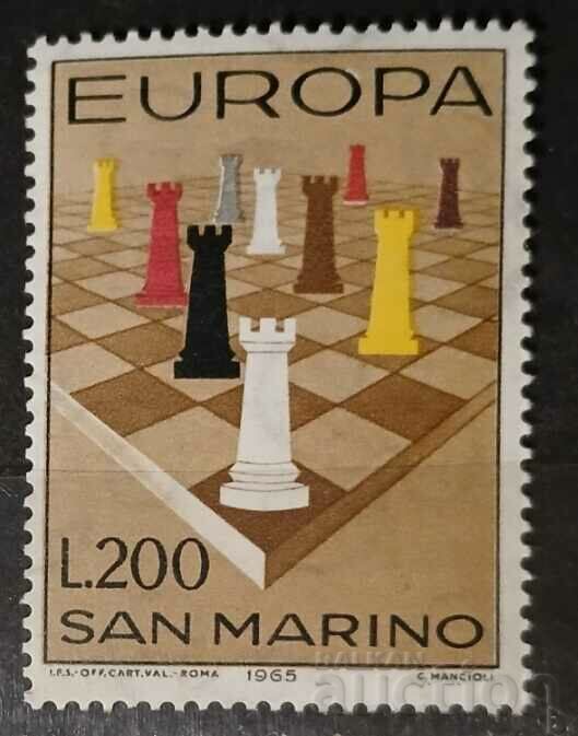 Άγιος Μαρίνος 1965 Ευρώπη CEPT Sports/Chess MNH
