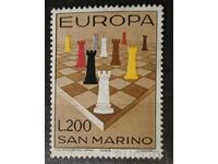 Άγιος Μαρίνος 1965 Ευρώπη CEPT Sports/Chess MNH
