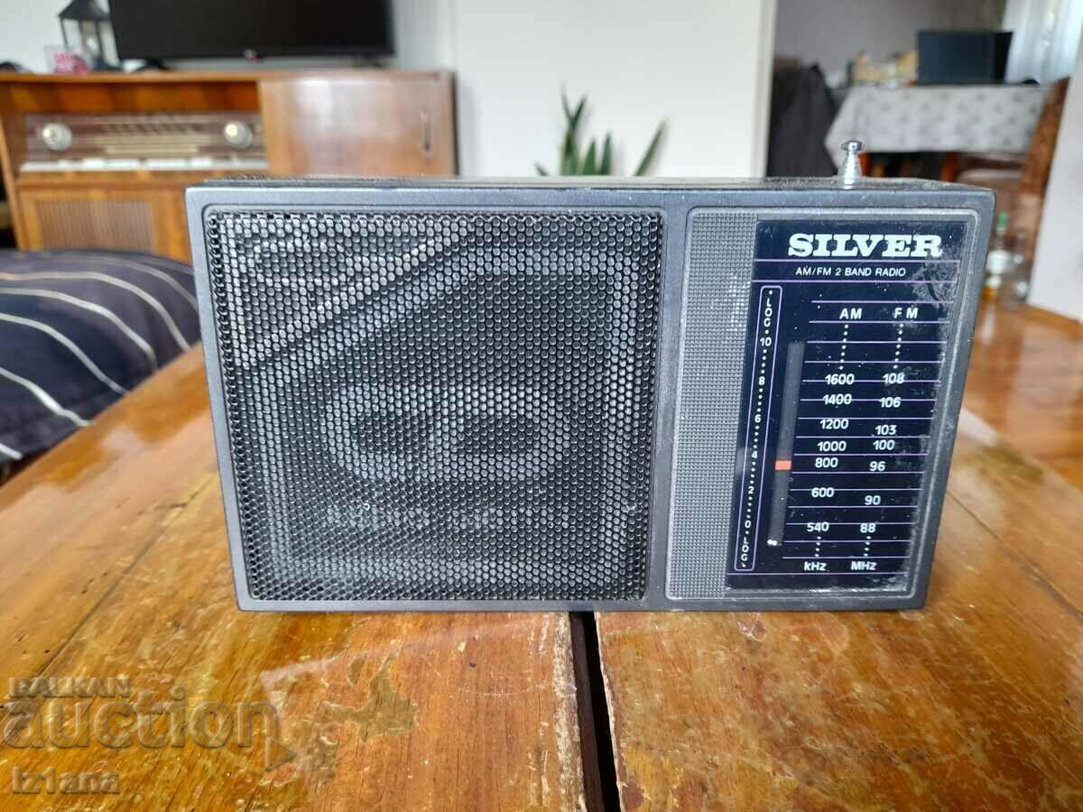 Old radio, radio Silver