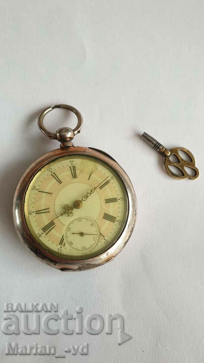 Συλλεκτικό ρολόι vintage ασημί DEPOSE