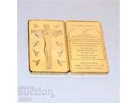 Gold bar COPY in protective capsule 10 - God's orders