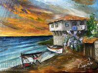Denitsa Garelova painting "When dreams come true" 40/30
